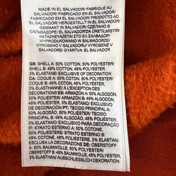 The North Face Men's Heritage Patch Crewneck Sweatshirt Pullover XL Rust Bronze - Picture 9 of 12